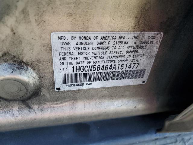 Photo 11 VIN: 1HGCM56464A161477 - HONDA ACCORD LX 