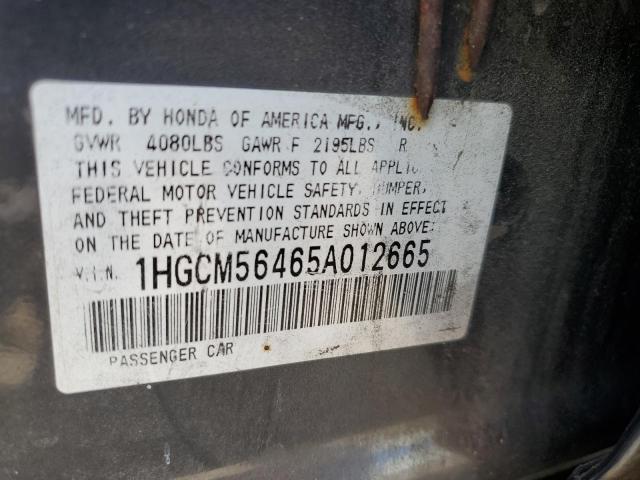 Photo 12 VIN: 1HGCM56465A012665 - HONDA ACCORD 