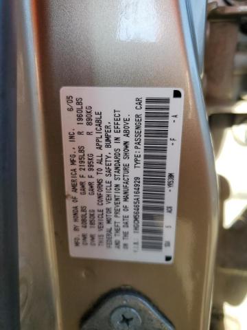 Photo 11 VIN: 1HGCM56465A164929 - HONDA ACCORD LX 