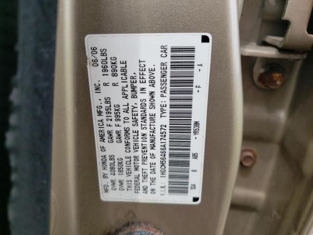 Photo 11 VIN: 1HGCM56466A174572 - HONDA ACCORD 