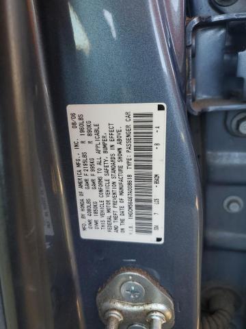 Photo 11 VIN: 1HGCM56467A008618 - HONDA ACCORD LX 