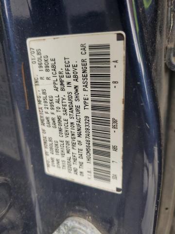 Photo 11 VIN: 1HGCM56467A093329 - HONDA ACCORD LX 