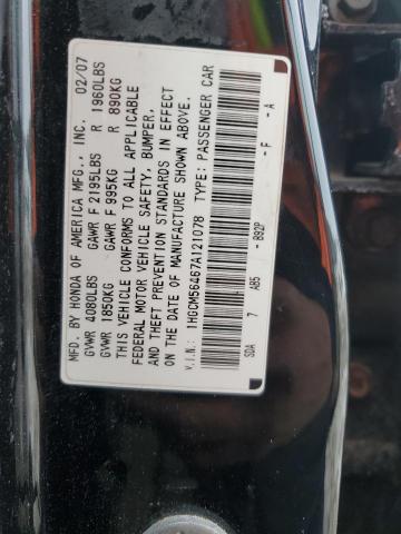 Photo 11 VIN: 1HGCM56467A121078 - HONDA ACCORD 