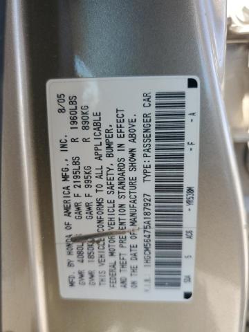 Photo 11 VIN: 1HGCM56475A187927 - HONDA ACCORD 