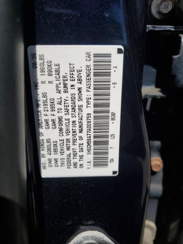 Photo 11 VIN: 1HGCM56477A009759 - HONDA ACCORD 