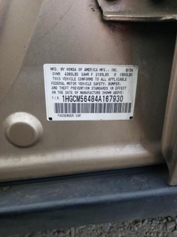 Photo 11 VIN: 1HGCM56484A167930 - HONDA ACCORD 