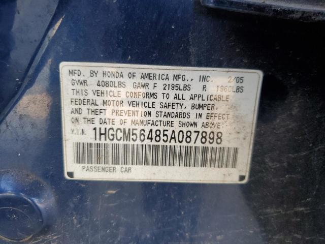 Photo 11 VIN: 1HGCM56485A087898 - HONDA ACCORD LX 