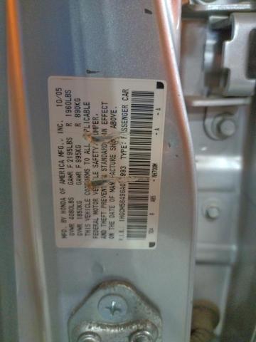 Photo 12 VIN: 1HGCM56496A025993 - HONDA ACCORD LX 