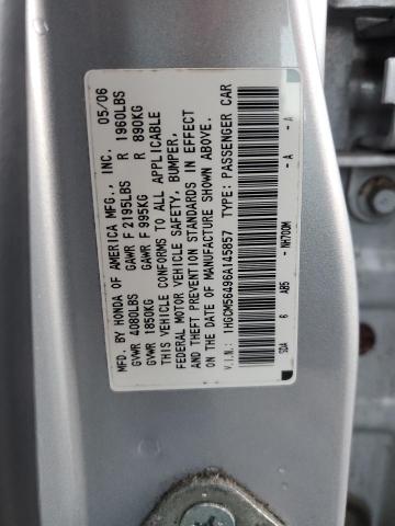 Photo 11 VIN: 1HGCM56496A145857 - HONDA ACCORD LX 