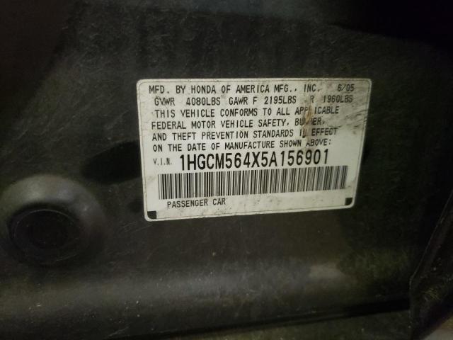 Photo 11 VIN: 1HGCM564X5A156901 - HONDA ACCORD LX 