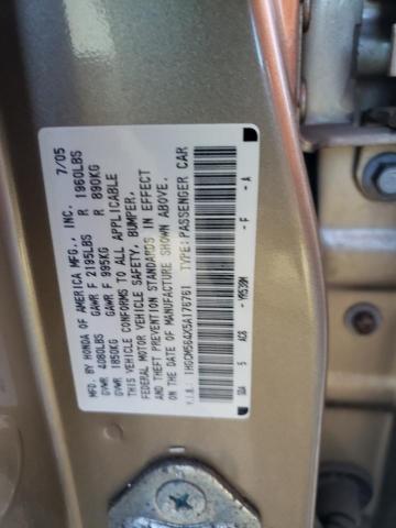 Photo 11 VIN: 1HGCM564X5A176761 - HONDA ACCORD 