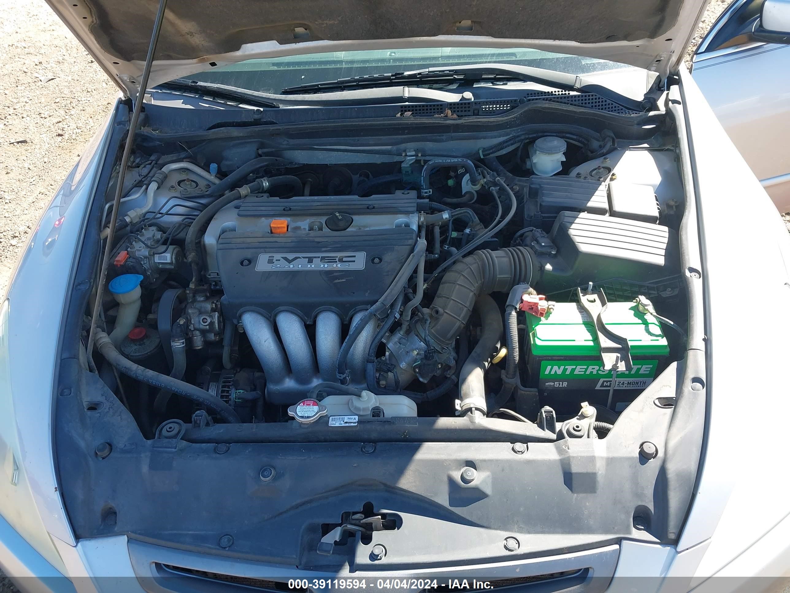 Photo 9 VIN: 1HGCM564X5L002516 - HONDA ACCORD 