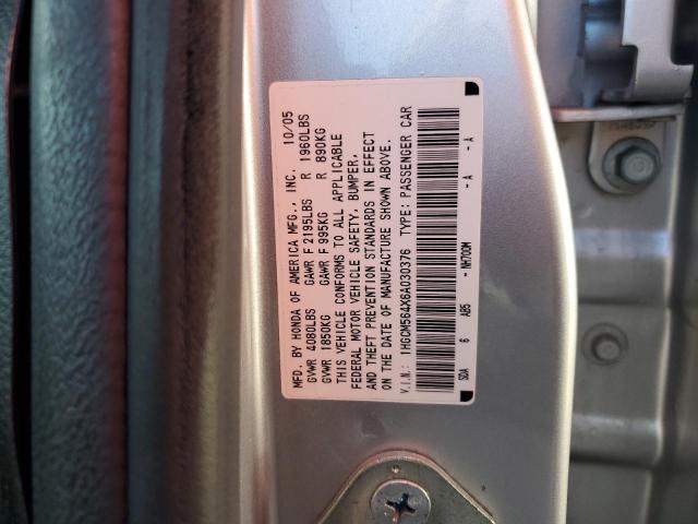 Photo 11 VIN: 1HGCM564X6A030376 - HONDA ACCORD LX 