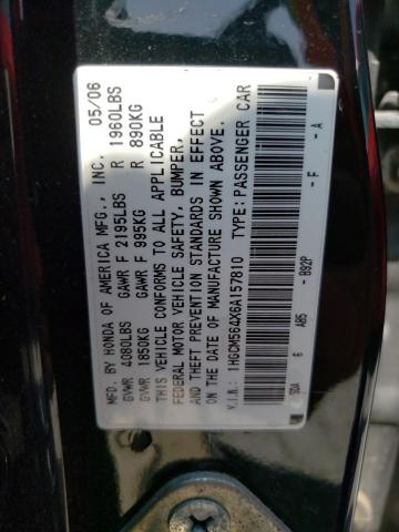 Photo 11 VIN: 1HGCM564X6A157810 - HONDA ACCORD LX 