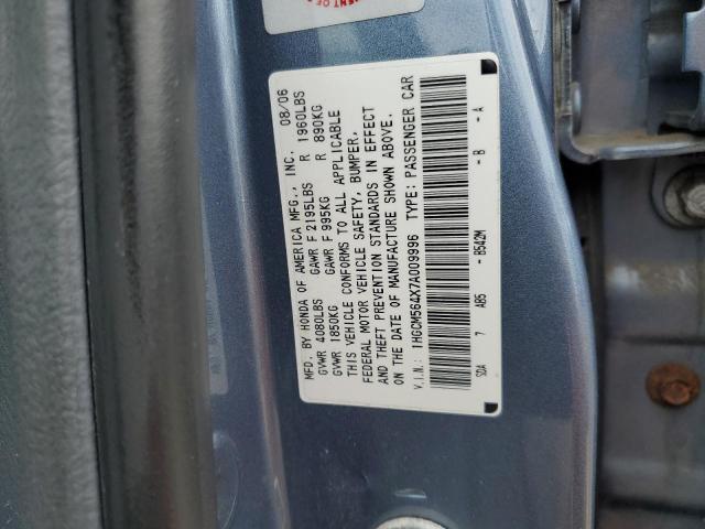 Photo 11 VIN: 1HGCM564X7A009996 - HONDA ACCORD LX 