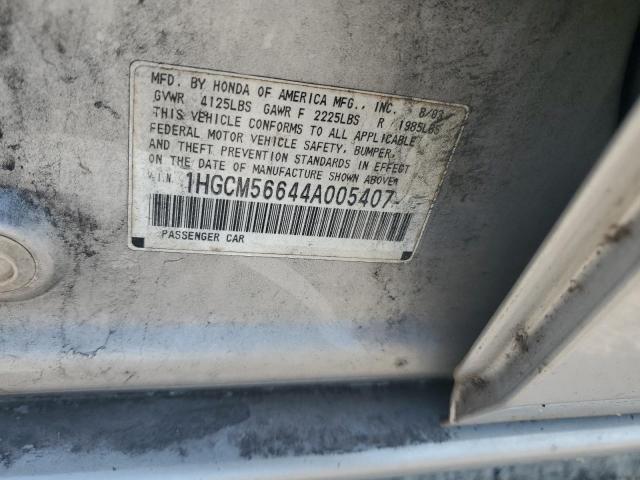 Photo 11 VIN: 1HGCM56644A005407 - HONDA ACCORD EX 