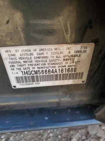 Photo 11 VIN: 1HGCM56664A161688 - HONDA ACCORD EX 