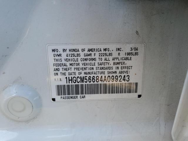 Photo 12 VIN: 1HGCM56684A099243 - HONDA ACCORD EX 