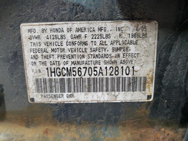 Photo 11 VIN: 1HGCM56705A128101 - HONDA ACCORD EX 