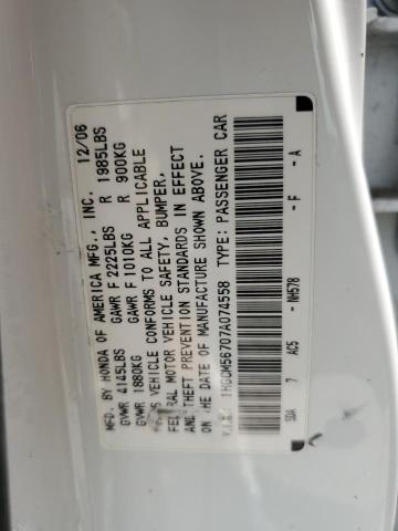 Photo 11 VIN: 1HGCM56707A074558 - HONDA ACCORD EX 