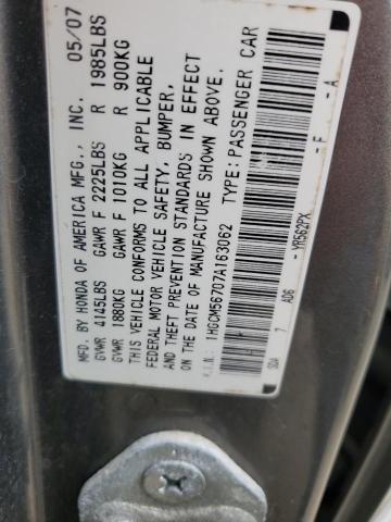 Photo 12 VIN: 1HGCM56707A163062 - HONDA ACCORD EX 