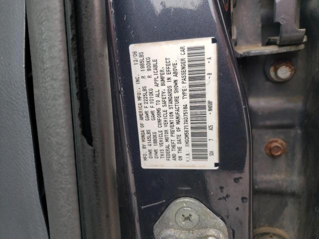 Photo 11 VIN: 1HGCM56717A075184 - HONDA ACCORD 