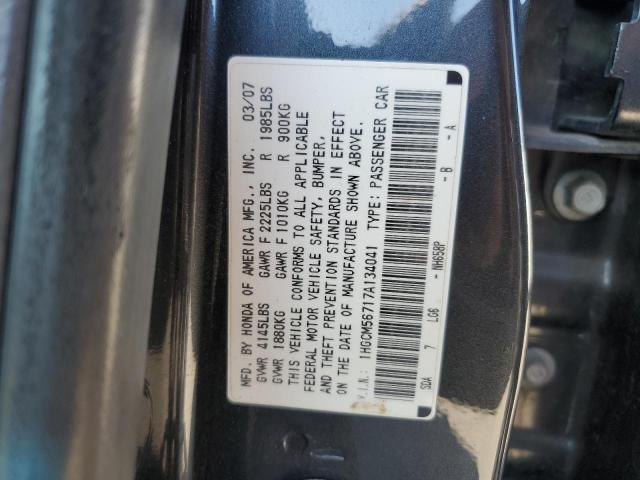 Photo 11 VIN: 1HGCM56717A134041 - HONDA ACCORD 