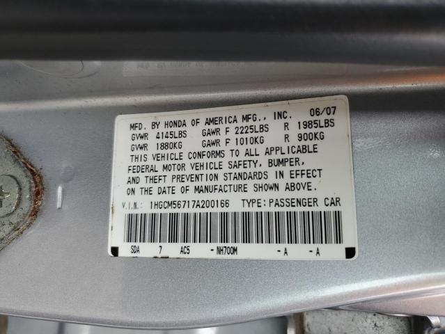 Photo 12 VIN: 1HGCM56717A200166 - HONDA ACCORD 