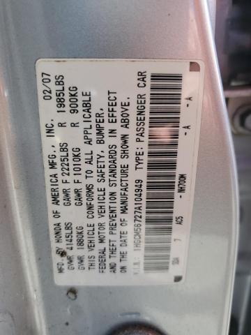 Photo 11 VIN: 1HGCM56727A104949 - HONDA ACCORD EX 