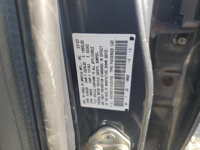 Photo 12 VIN: 1HGCM56727A204792 - HONDA ACCORD EX 