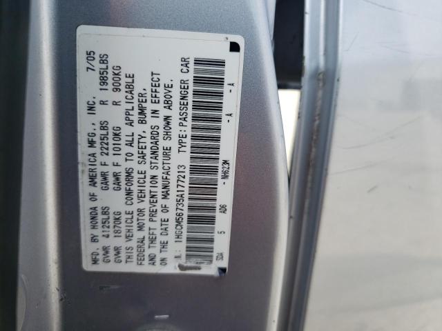 Photo 11 VIN: 1HGCM56735A177213 - HONDA ACCORD 