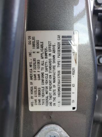 Photo 11 VIN: 1HGCM56736A137506 - HONDA ACCORD EX 