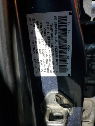 Photo 12 VIN: 1HGCM56737A054384 - HONDA ACCORD EX 