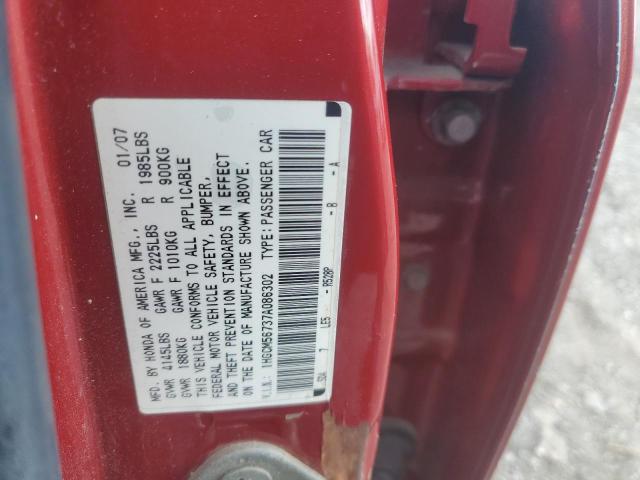 Photo 11 VIN: 1HGCM56737A086302 - HONDA ACCORD EX 