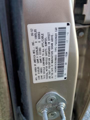 Photo 11 VIN: 1HGCM56747A188403 - HONDA ACCORD EX 