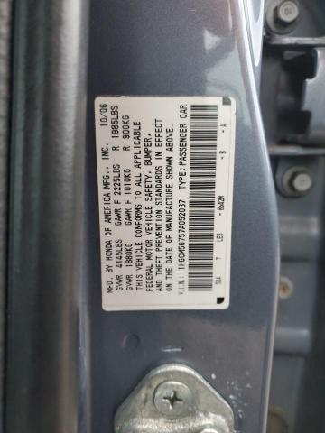 Photo 11 VIN: 1HGCM56757A052037 - HONDA ACCORD EX 