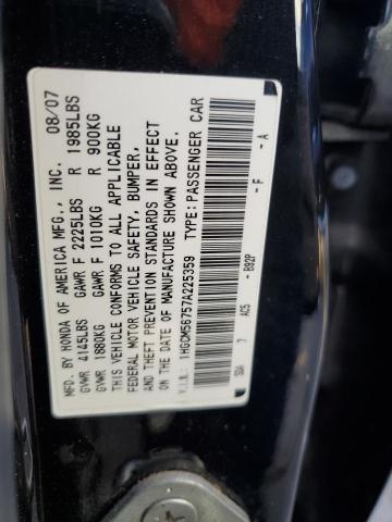 Photo 11 VIN: 1HGCM56757A225359 - HONDA ACCORD 