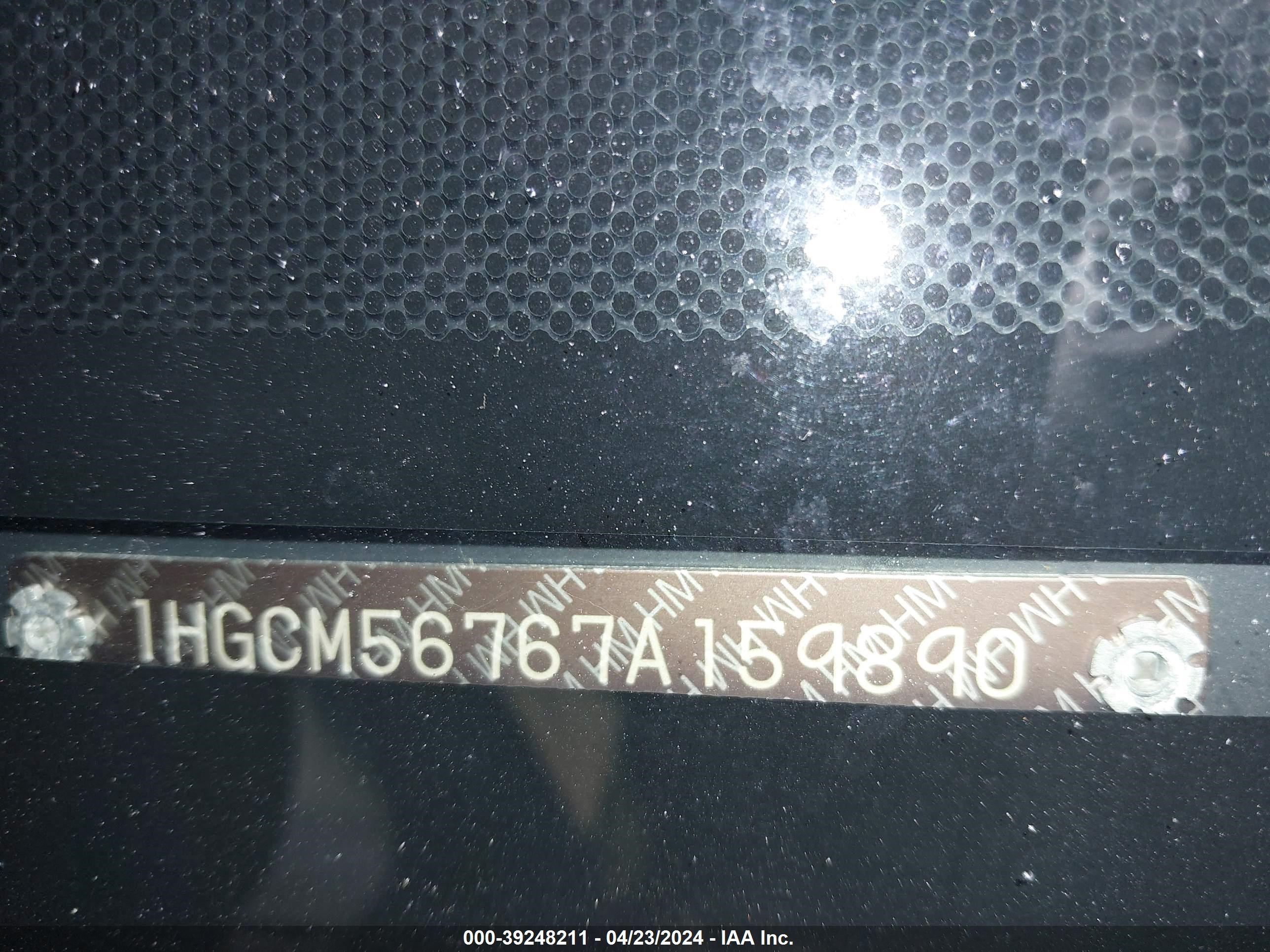 Photo 8 VIN: 1HGCM56767A159890 - HONDA ACCORD 