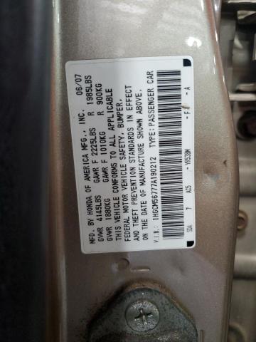 Photo 12 VIN: 1HGCM56777A190212 - HONDA ACCORD EX 