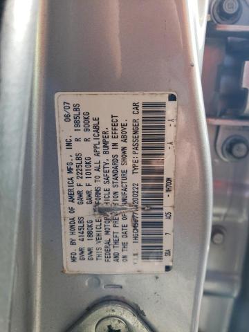 Photo 11 VIN: 1HGCM56777A200222 - HONDA ACCORD 