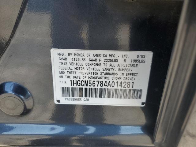 Photo 11 VIN: 1HGCM56784A014281 - HONDA ACCORD 