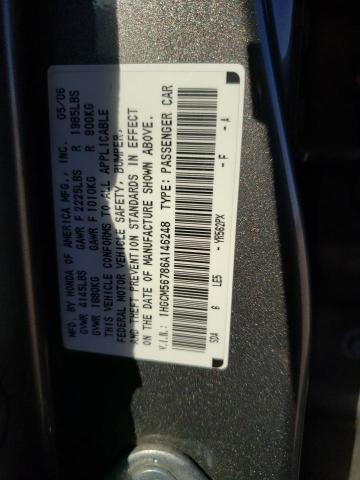 Photo 11 VIN: 1HGCM56786A146248 - HONDA ACCORD EX 