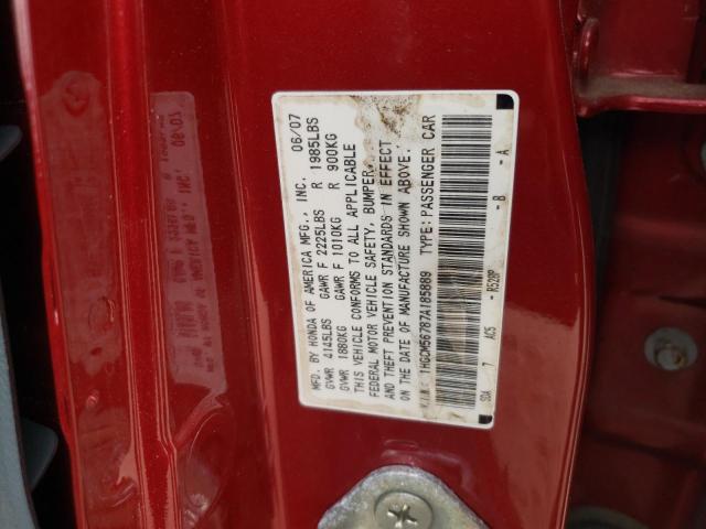 Photo 11 VIN: 1HGCM56787A185889 - HONDA ACCORD EX 