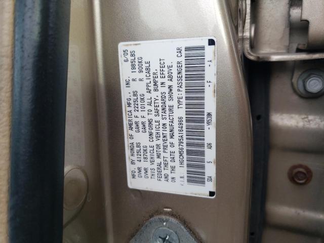 Photo 11 VIN: 1HGCM56795A164966 - HONDA ACCORD 