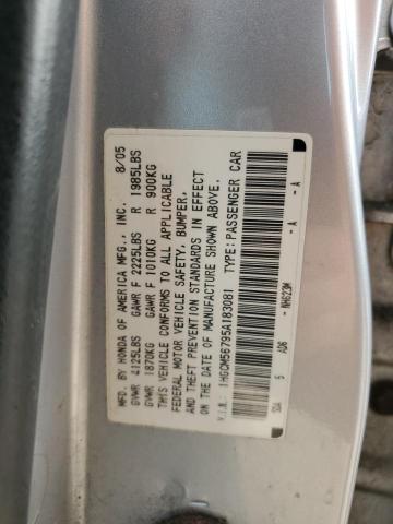 Photo 11 VIN: 1HGCM56795A183081 - HONDA ACCORD EX 