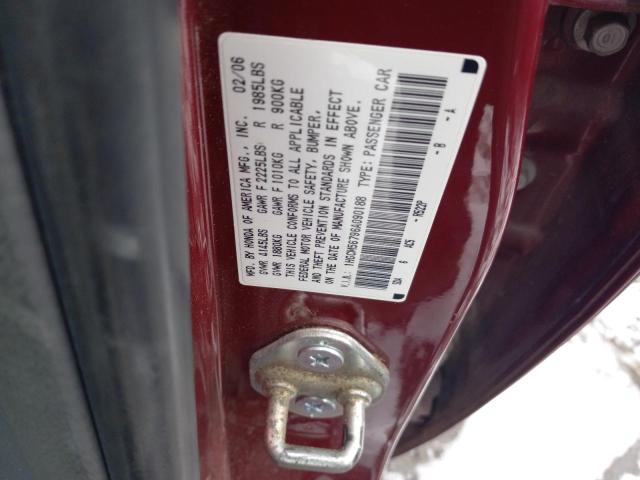 Photo 11 VIN: 1HGCM56796A090188 - HONDA ACCORD 