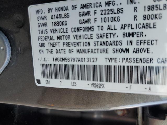 Photo 11 VIN: 1HGCM56797A013127 - HONDA ACCORD EX 