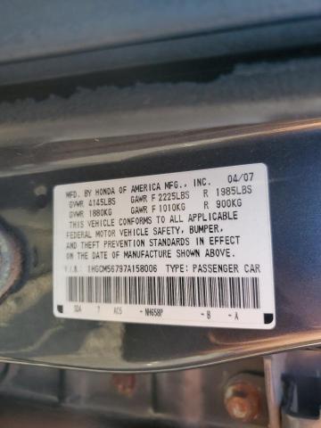 Photo 11 VIN: 1HGCM56797A158006 - HONDA ACCORD EX 