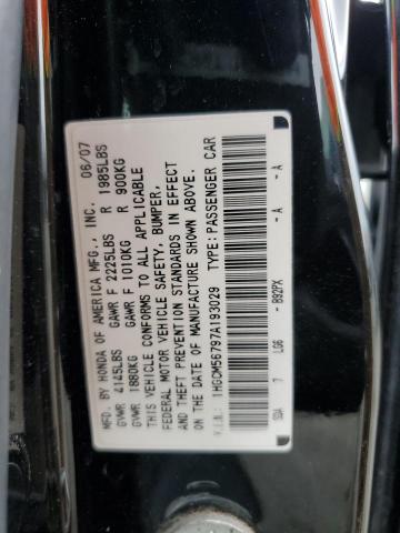 Photo 12 VIN: 1HGCM56797A193029 - HONDA ACCORD EX 