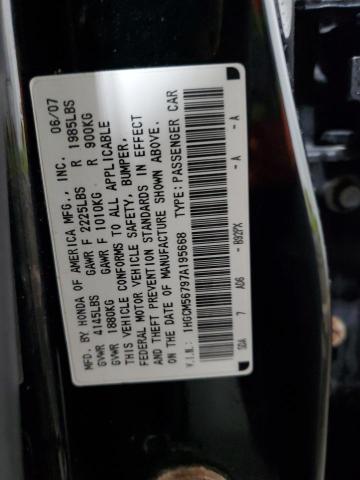 Photo 11 VIN: 1HGCM56797A195668 - HONDA ACCORD EX 